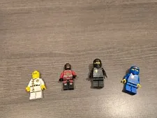 LEGO NINJAGO Ninja Lot of 4 Minifigures: Jay, Cole