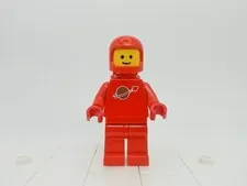 LEGO Classic Space - Red Minifigure - sp005 - Sets 483, 6970, 6985, 6980, etc.