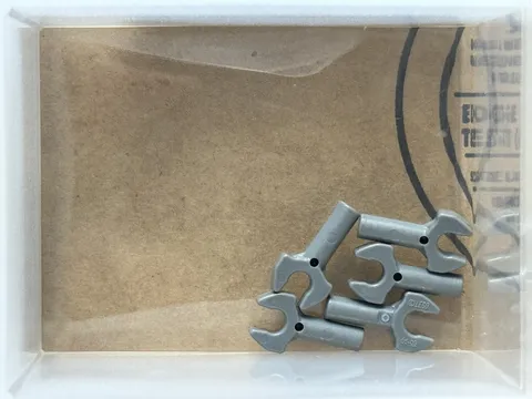 LEGO Parts - Dark Bluish Gray Bar 1L Clip Mechanical Claw - No 48729b - QTY 5