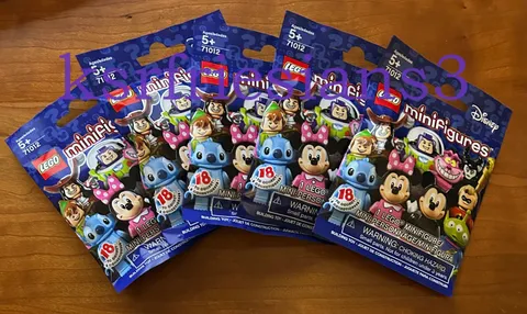 LEGO MINIFIGURES DISNEY Series 1 # 71012 (5) RANDOM BLIND BAGS FACTORY SEALED