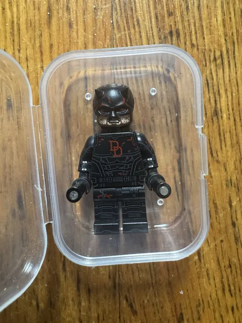 LEGO Marvel Daredevil Black Suit Minifigure Figure, Plastic, Ages 12+