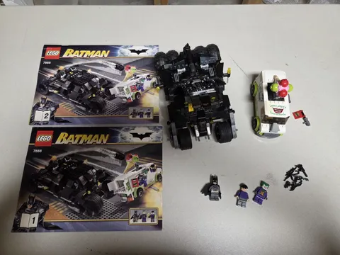 7888 The Tumbler: Joker's Ice Cream Surprise(99% complete With Minifigs, No Box)