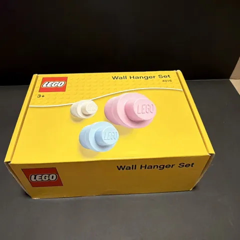 LEGO Wall Hanger Set 4016, 3 pcs, 3+, Pink/Blue/White, Decorative & Functional