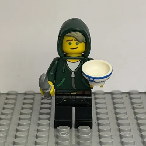 LEGO NINJAGO Movie Lloyd Garmadon Dark Green Hoodie Minifigure coltlnm07 71019