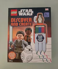 LEGO Star Wars Discover & Create Book w/Boba Fett Minifigure SW0631 - New Sealed