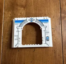 LEGO 6058181: WALL 4X16X10 W. GATE "NO.1" from 10675: Police – The Big Escape