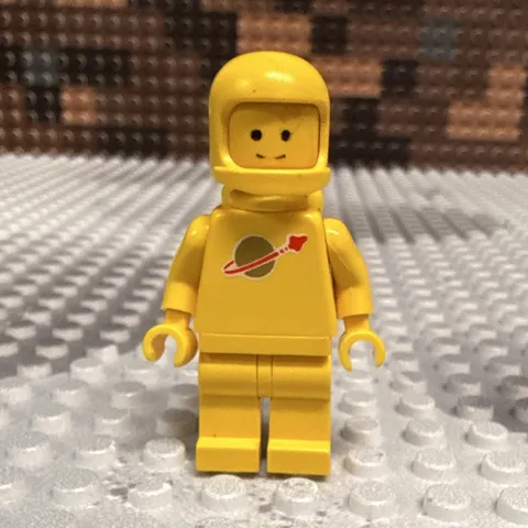 LEGO Classic Space Yellow Spaceman Astronaut Minifigure w/ Helmet & Backpack