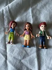 Lot Of 3 Lego Friends Mini Figs 1 Olivia 2 Mia 3 Daniel Building Playsets