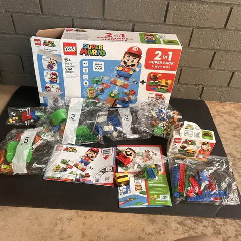 NEW LEGO Super Mario: Super Pack (66677) 71360 + 71393 Open Box Read