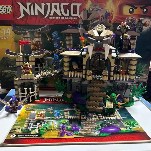 LEGO NINJAGO Enter the Serpent 70749 In 2015 Used Retired Comp W/Manual & Box