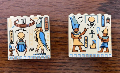 LEGO ~ ADVENTURERS  Hieroglyphs  Pharaoh  Egyptian  Replacement Parts 5988  Lot