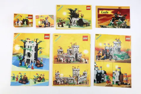 Lego 6080 Kings Castle 6066 Outpost 6077 Crossing 6081 Fortress Manual ONLY Lot