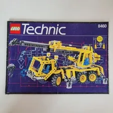Vintage LEGO Technic Instruction Manual 8460 Pneumatic Crane Truck 1995