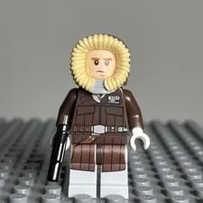 Lego Star Wars Minifigure: sw0709 Han Solo Parka, Dark Brown Coat - Set 75138 1O
