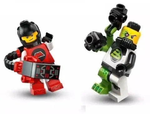 Sealed Lego Series 26 M-Tron Powerlifter Blacktron Mutant 71046 Space Minifigure