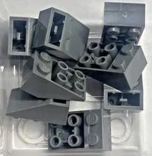 LEGO Slope, Inverted 33 3 x 2 , 3747b, Dark Bluish Gray, QTY 10 Free Shipping
