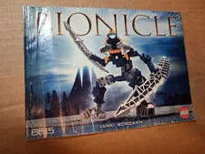 Lego Bionicle Vahki Bordakh Instruction Manual No Bricks Wear 8615