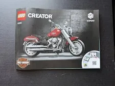 LEGO 10269 Harley Davidson Fat Boy Instruction Manual Book Only (pre-owned)