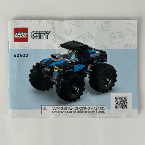 Lego City Truck 60402 Instructional Manual Only