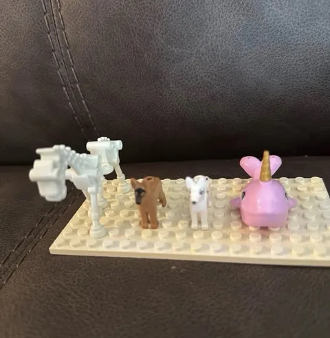 LEGO Friends Pet Animal Lot Unicorn Narwhal Dog Horse Accessories Bundle