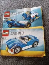 2 LEGO CREATOR #6913,,LEGO INSTRUCTION MANUALS,, ONLY,,LOOK 