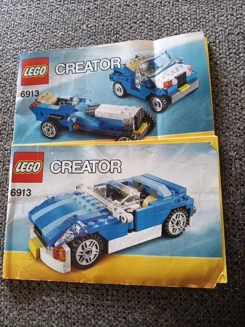 2 LEGO CREATOR #6913,,LEGO INSTRUCTION MANUALS,, ONLY,,LOOK 