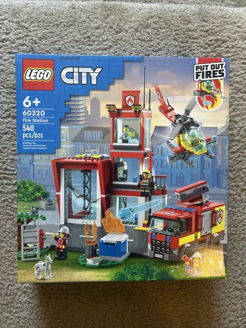 LEGO CITY: Fire Station Playset (60320) Box Damage Brand New