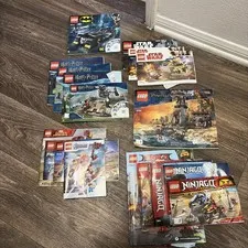 Lego Manuals Lot 18 Booklets -Ninjago +Marvel +Batman +Harry Potter +Star Wars
