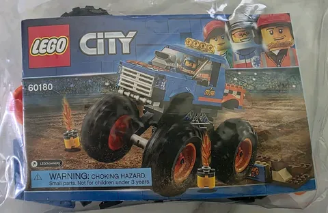 LEGO City 60180 Monster Truck Set mostly complete 