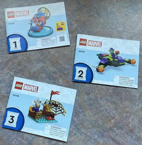 LEGO® Marvel 10793 Spidey vs. Green Goblin Instruction Manuals Only!