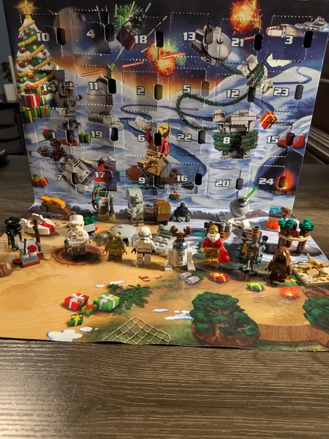 Lego Star Wars 2015 Advent Calendar #75097 Used 100% Complete