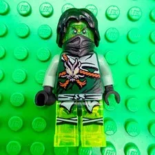 LEGO Ninjago Lloyd Garmadon Minifigure Ghost Possession Green Ninja Excellent