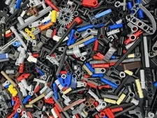 Lego Lot of 500 Technic Pins Connectors Gears Rods etc Mixed Lot (FREE SHIPPING)
