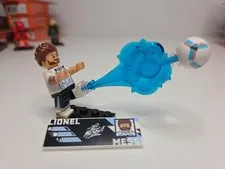 New LEGO Lionel Messi Minifigure edi002 w Ball & Tile Argentina FIFA World Cup