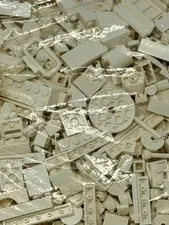 Lego Bulk Lot of 100 Random White Bricks Plates & Specialty Pieces
