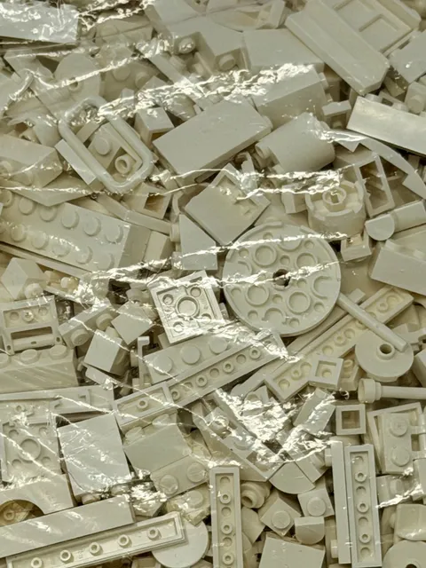 Lego Bulk Lot of 100 Random White Bricks Plates & Specialty Pieces