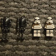 LEGO Star Wars Stormtrooper Minifigure Lot with Accessories Plastic