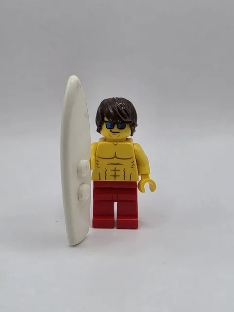 LEGO Series 12 Collectible Minifigures #71007 Lifeguard Guy w/Surfboard