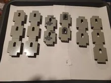 Huge LEGO Vintage Castle Lot Old Light Gray Wall Panels 4444 