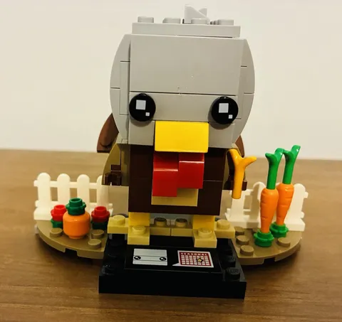 LEGO BrickHeadz 40273 Thanksgiving Turkey 114pc Complete Set w/ Brick Separator