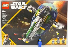 LEGO 75433 Star Wars Jango Fett's Starship New Sealed Space NISB