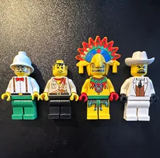 LEGO Adventures Jungle Minifigure Lot w/ Achu (adv001) - River Expedition 5976-1