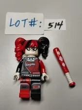Lego Harley Quinn Minifigure 70922 70906 *with bat* sh0306 DC - FREE SHIPPING 
