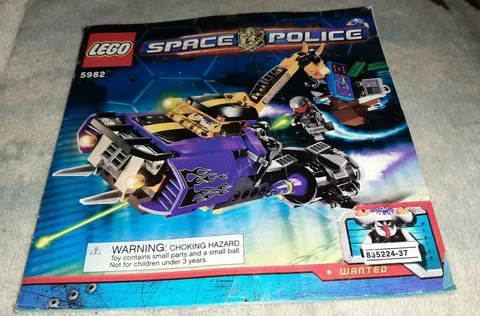 Lego 5982 Space Police Instructions Manual Booklet Only 