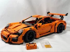 LEGO Technic 4205Porsche 911 GT3 RS Built No Box Manual Gunma NY Plate Bonus