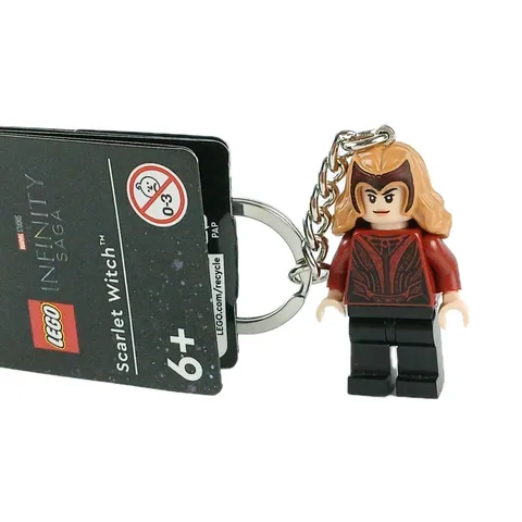 LEGO® MARVEL Scarlet Witch Minifigure™ Key Ring w Chain Part 854241 Key Chain
