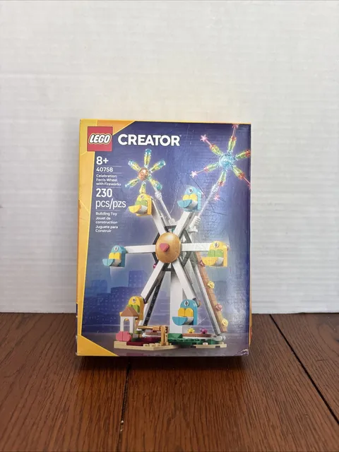 LEGO Celebration: Ferris Wheel with Fireworks (40758) Sealed In Box GWP