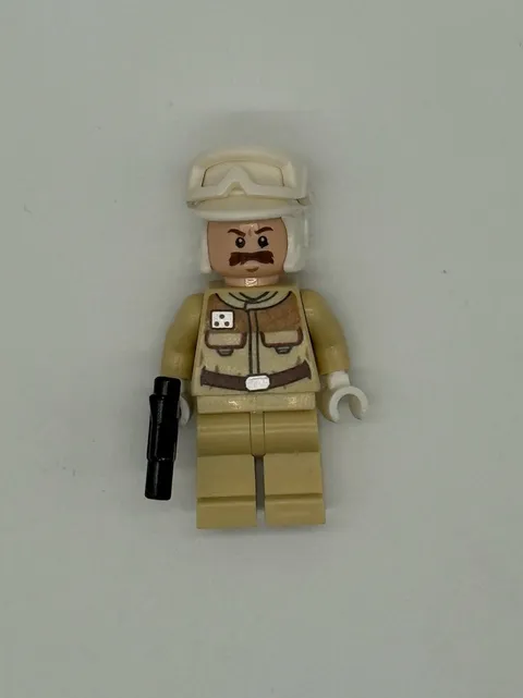 Lego Star Wars - Rebel Officer Minifigure - 75098 - sw0728 - UCS Tan Uniform