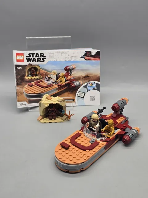 Lego Star Wars Luke Skywalker's Landspeeder Set 75271 100% Complete No Box 
