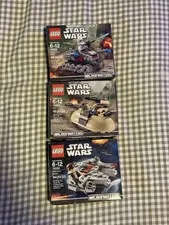 Lot of 3 RETIRED LEGO Star Wars MICROFIGTHERS